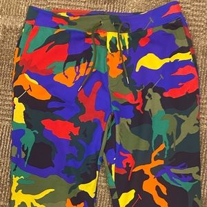 Ralph Lauren Polo Pony Camo Double-Knit Joggers